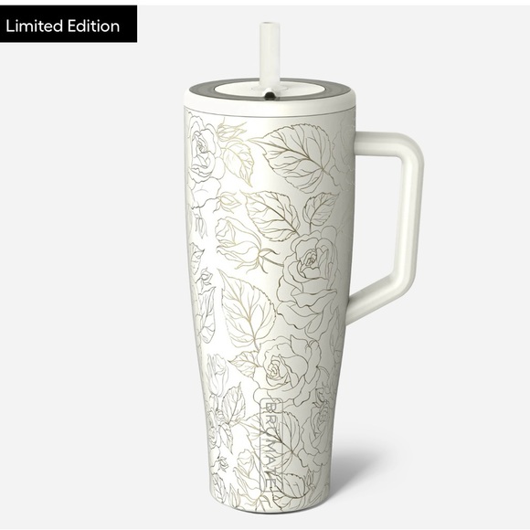 BruMate Era 40oz in Limited Edition Enchanted Rose with straw covers! New!